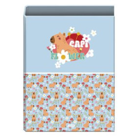 Carpetas de anillas CARPETA de ANILLAS DOHE CAPI FLOWER CARTON FORRADO Fº 4 an.MIXTAS 40mm