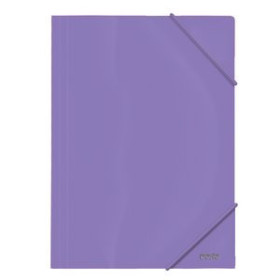 Carpetas de gomas CARPETA de GOMAS y SOLAPAS DOHE A4 PP OPACO MORADO