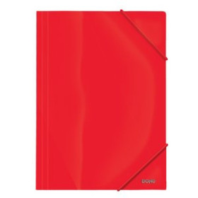 Carpetas de gomas CARPETA de GOMAS y SOLAPAS DOHE A4 PP OPACO ROJO