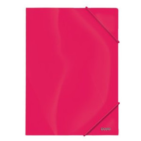 Carpetas de gomas CARPETA de GOMAS y SOLAPAS DOHE A4 PP OPACO ROSA