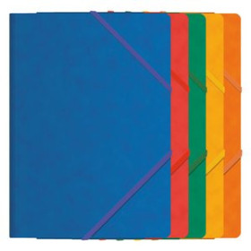 Carpetas de gomas CARPETA de GOMAS y SOLAPAS DOHE Fº CARTON SURTIDO (5 col.)