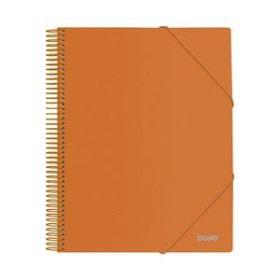 Carpetas de fundas (tarifarios) CARPETA FUNDAS (TARIFARIO) DOHE ESPIRAL PP OPACO A4 20 F. NARANJA