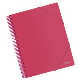 Carpetas de fundas (tarifarios) CARPETA FUNDAS (TARIFARIO) DOHE ESPIRAL PP OPACO A4 20 F. ROJO