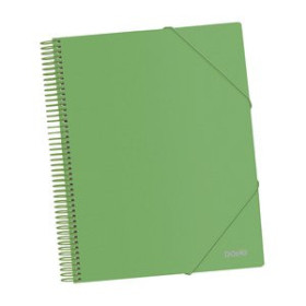 Carpetas de fundas (tarifarios) CARPETA FUNDAS (TARIFARIO) DOHE ESPIRAL PP OPACO A4 20 F. VERDE
