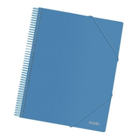 Carpetas de fundas (tarifarios) CARPETA FUNDAS (TARIFARIO) DOHE ESPIRAL PP OPACO A4 30 F. AZUL