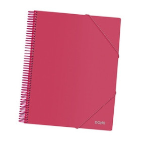 Carpetas de fundas (tarifarios) CARPETA FUNDAS (TARIFARIO) DOHE ESPIRAL PP OPACO A4 30 F. ROJO