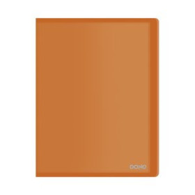 Carpetas de fundas (tarifarios) CARPETA FUNDAS (TARIFARIO) DOHE PP FLEXIBLE TRASLUCIDO A4 10 F. NARANJA