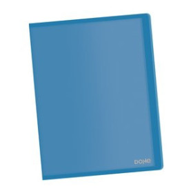 Carpetas de fundas (tarifarios) CARPETA FUNDAS (TARIFARIO) DOHE PP FLEXIBLE TRASLUCIDO A4 30 F. AZUL
