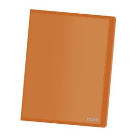 Carpetas de fundas (tarifarios) CARPETA FUNDAS (TARIFARIO) DOHE PP FLEXIBLE TRASLUCIDO A4 30 F. NARANJA