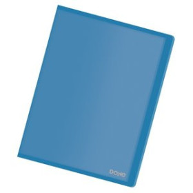Carpetas de fundas (tarifarios) CARPETA FUNDAS (TARIFARIO) DOHE PP FLEXIBLE TRASLUCIDO A4 40 F. AZUL