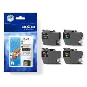 Originales inkjet CARTUCHO INKJET BROTHER LC-421VAL PACK DCP-J1050DW / DCP-J1140DW / MFC-J1010DW (200 PAG.)