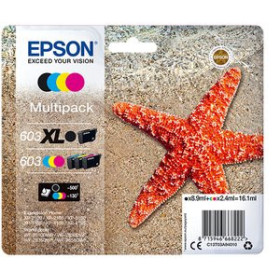 Originales inkjet CARTUCHO INKJET EPSON T03A940 Nº603XL EXPRESSION HOME XP-2100/3100/4100 WF-2830DWF/2850DWF MULTIPACK (4 col.)