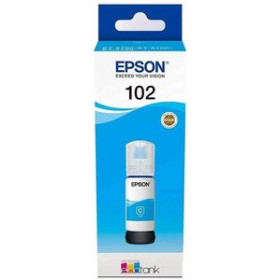 Originales inkjet CARTUCHO INKJET EPSON T03R240 Nº102 ECO TANK ET-2700/2750/3700/3750/4750 CIAN 70ML