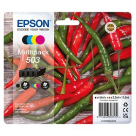 Originales inkjet CARTUCHO INKJET EPSON T09Q640 Nº503 WORKFORCE WF-2960dwf/WF-2965dwf/XP-5205 Pimiento MULTIPACK 4 COLORES