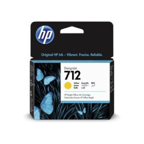Originales inkjet CARTUCHO INKJET HP 3ED69A Nº712 DESINGNJET T200/T600 AMARILLO 29 ML.