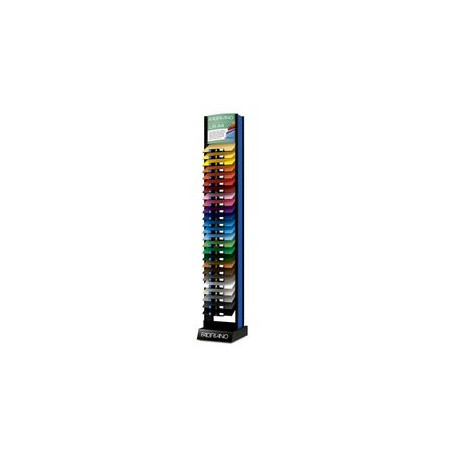 Cartulinas CARTULINA A4 FABRIANO 220g LISO/RUGOSO EXPOSITOR+CONTENIDO 7500 uds (300x25 colores)
