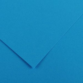 Cartulinas CARTULINA 70x100cm CANSON COLORLINE 220g LISO/FINO AZUL MAR PAQUETE de 25