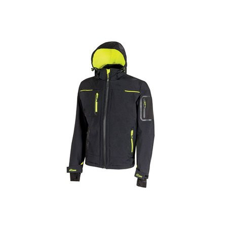 Chaquetas CHAQUETA U-POWER U-TEX SPACE CON MEMBRANA TALLA M NEGRO