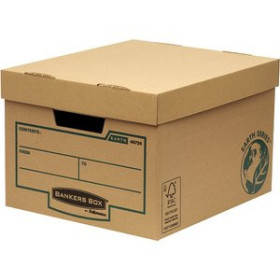 Cajas y contenedores de almacenamiento CONTENEDOR de ARCHIVOS FELLOWES BANKERS BOX 257x326x396 mm MARRON