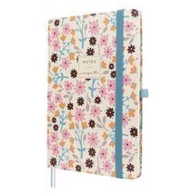 Cuadernos de notas CUADERNO FINOCAM MONIQUILLA TAPA DURA A5 72h 80gr. LISO con GOMA AZUL