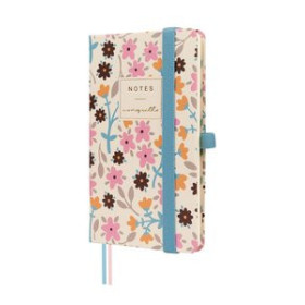 Cuadernos de notas CUADERNO FINOCAM MONIQUILLA TAPA DURA 9x15 72h 80gr. LISO con GOMA AZUL