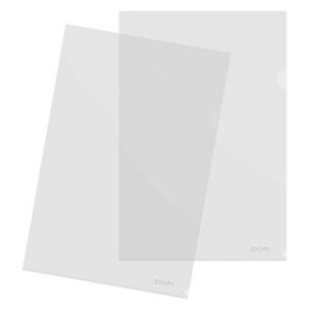 Dosieres ángulo recto DOSIER ANGULO RECTO DOHE PP BASIC CRISTAL Fº PAQUETE de 100