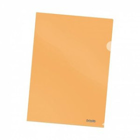 Dosieres ángulo recto DOSIER ANGULO RECTO DOHE PP CRISTAL 120µ A4 NARANJA PAQUETE de 10