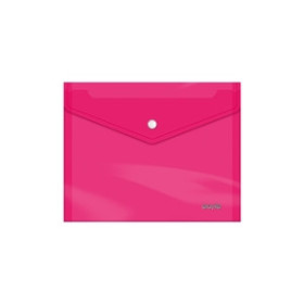 Dosieres sobre y bolsas cremallera DOSIER SOBRE DOHE PP BROCHE A5 APAISADO TRASLUCIDO ROSA
