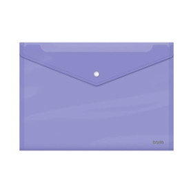 Dosieres sobre y bolsas cremallera DOSIER SOBRE DOHE PP BROCHE Fº+ APAISADO TRASLUCIDO MORADO