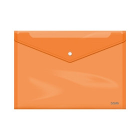 Dosieres sobre y bolsas cremallera DOSIER SOBRE DOHE PP BROCHE Fº+ APAISADO TRASLUCIDO NARANJA