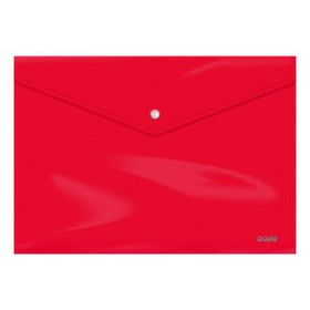 Dosieres sobre y bolsas cremallera DOSIER SOBRE DOHE PP OPACO BROCHE Fº APAISADO ROJO