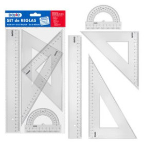 Instrumentos de medida EQUIPO de DIBUJO DOHE ESCOLAR set de 4
