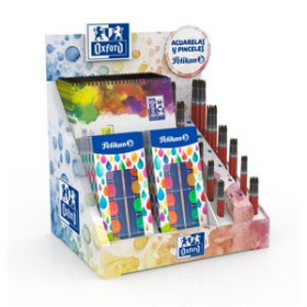 Expositor surtido EXPOSITOR OXFORD/PELIKAN PINTURA SURTIDO DE 122