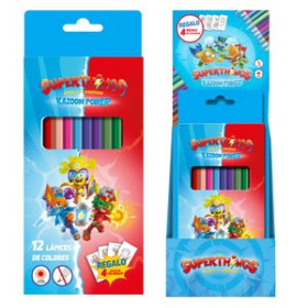 Lápices de colores LAPICES de COLORES DOHE SUPERTHINGS CAJA de 12