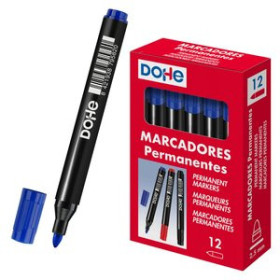 Marcadores permanentes MARCADOR PERMANENTE DOHE CONICO 2 mm AZUL