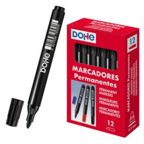 Marcadores permanentes MARCADOR PERMANENTE DOHE CONICO 2 mm NEGRO