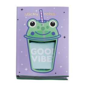 Agendas escolares NOTAS ADHESIVAS BACK2FUN 88x115 250h (10 ud.) RANITA