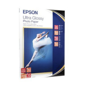 Papel inkjet PAPEL INKJET EPSON FOTO A4 300g 15h ULTRAGLOSSY