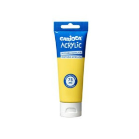 Pinturas acrílicas PINTURA ACRILICA CARIOCA 75 ml (tubo) AMARILLO
