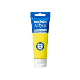 Pinturas acrílicas PINTURA ACRILICA CARIOCA 75 ml (tubo) AMARILLO LIMON