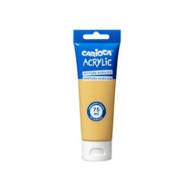 Pinturas acrílicas PINTURA ACRILICA CARIOCA 75 ml (tubo) ORO