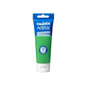 Pinturas acrílicas PINTURA ACRILICA CARIOCA 75 ml (tubo) VERDE BRILLANTE