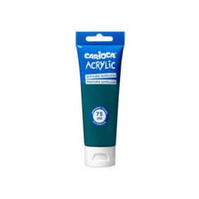 Pinturas acrílicas PINTURA ACRILICA CARIOCA 75 ml (tubo) VERDE ESMERALDA