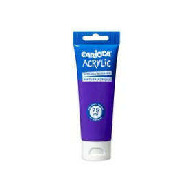 Pinturas acrílicas PINTURA ACRILICA CARIOCA 75 ml (tubo) VIOLETA
