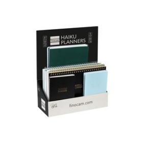 Agendas escolares PLANIFICADOR FINOCAM HAIKU NO FECHADO SURTIDO EXPOSITOR DE 18