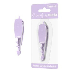 Correctores en cinta RECAMBIO CORRECTOR CINTA DOHE SERENITY 5 mm x 6 m MORADO