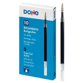 Recambios para rollers de tinta gel RECAMBIO DOHE ROLLER GEL AZUL CAJA DE 10