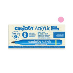 Rotuladores acrilicos ROTULADOR ACRILICO CARIOCA PAINT MARKER PUNTA MAXI ROSA
