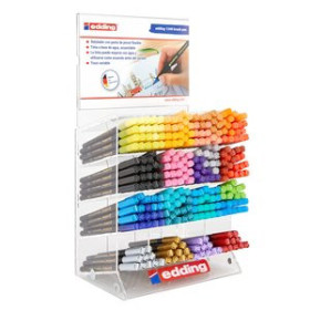 Rotuladores de fibra ROTULADOR FIBRA EDDING 1340 BRUSHPEN EXPOSITOR de 280