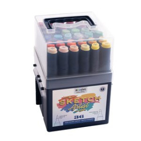 Rotuladores de fibra ROTULADOR FIBRA MOOVING SKETCH DOBLE PUNTA ESTUCHE de 36